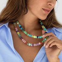 Summer Candy Beaded Necklace - OOAK