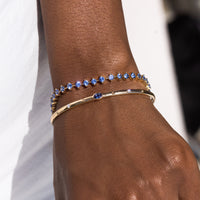 Lavender Sapphire Tennis Bracelet