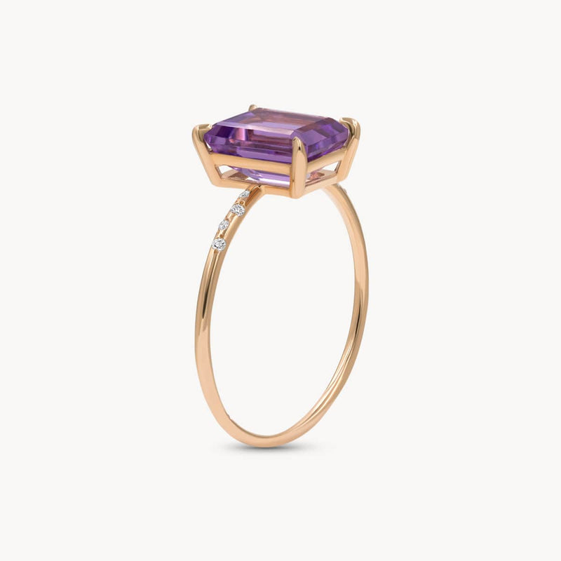 Starry Amethyst Ring