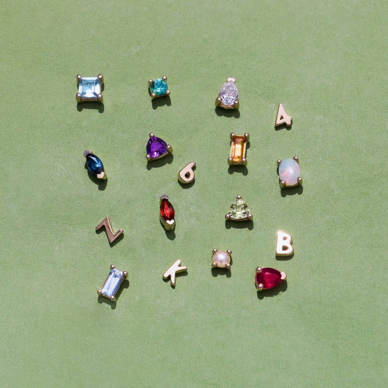 Mini Athena Letter Studs