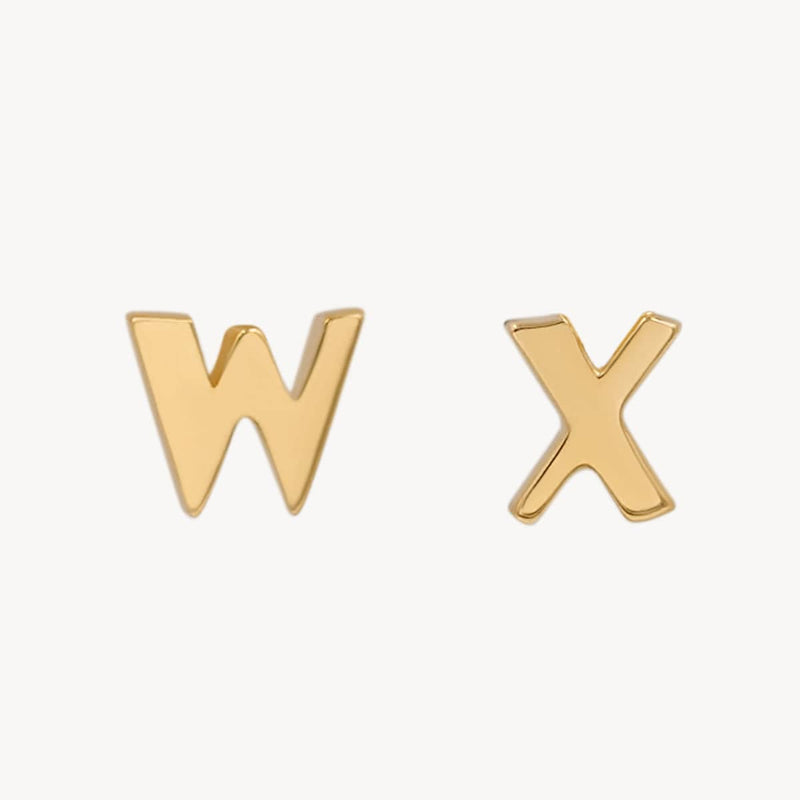 Mini Athena Letter Studs