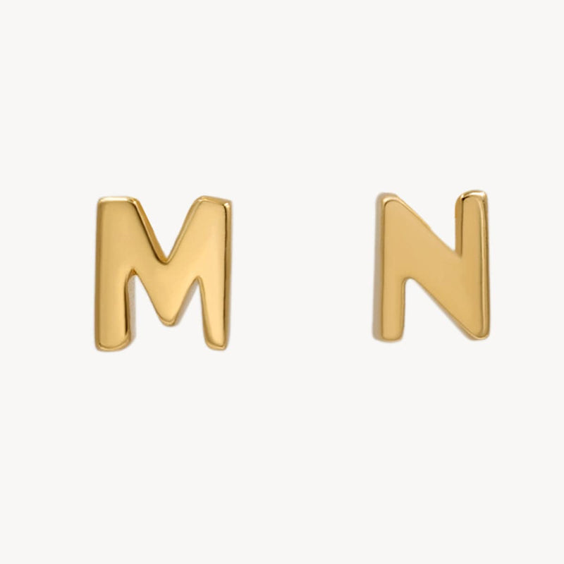 Mini Athena Letter Studs