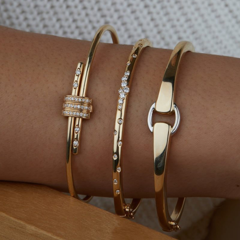 Two-Toned Buckle Bracelet