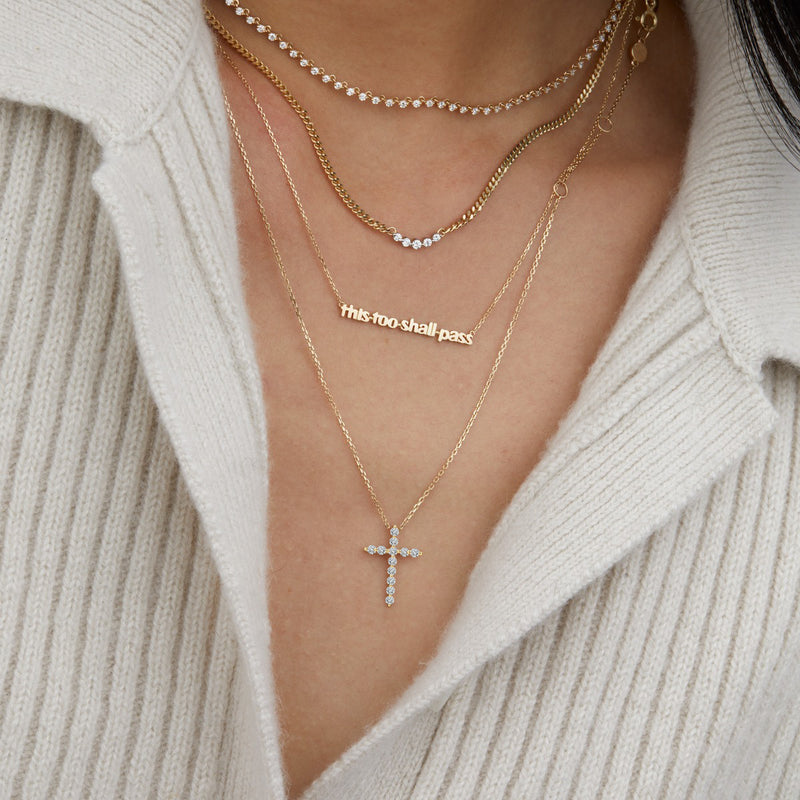 Diamond Cross Necklace