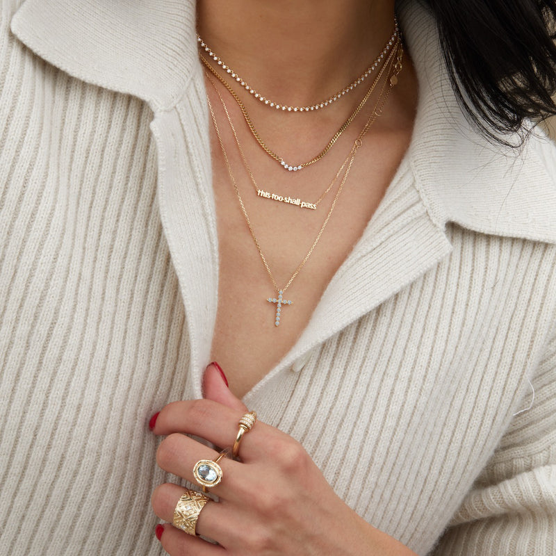 Diamond Cross Necklace