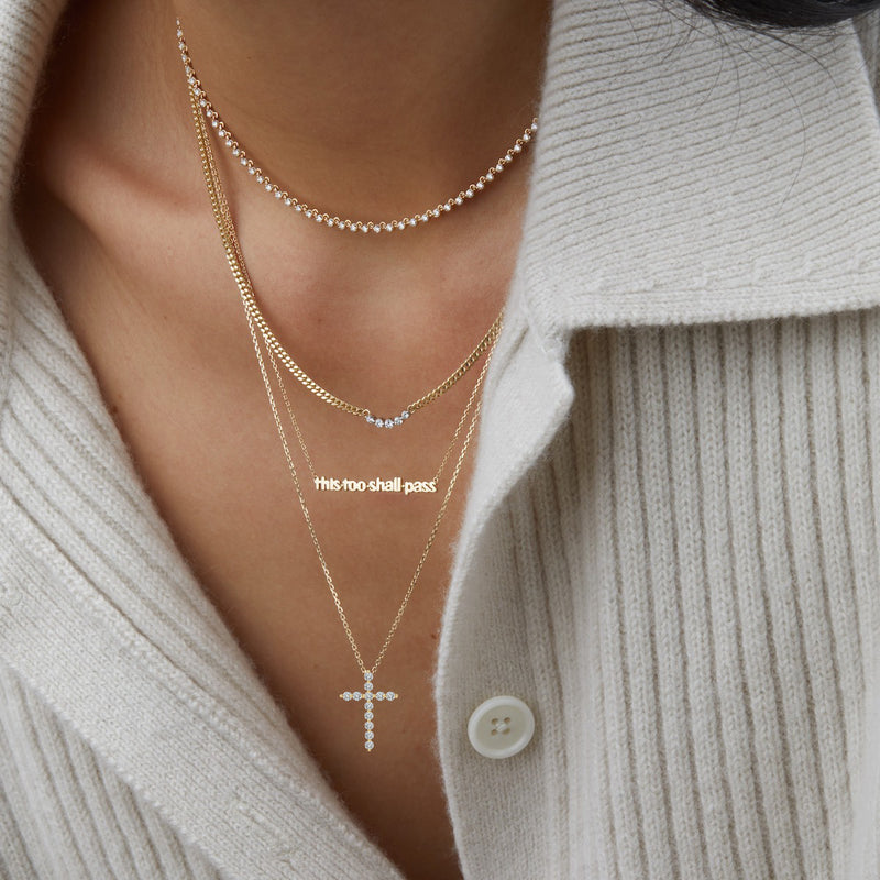 Diamond Cross Necklace