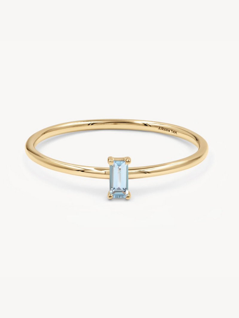 Birthstone Ring - Aquamarine