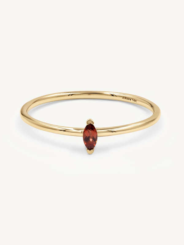 Birthstone Ring - Garnet
