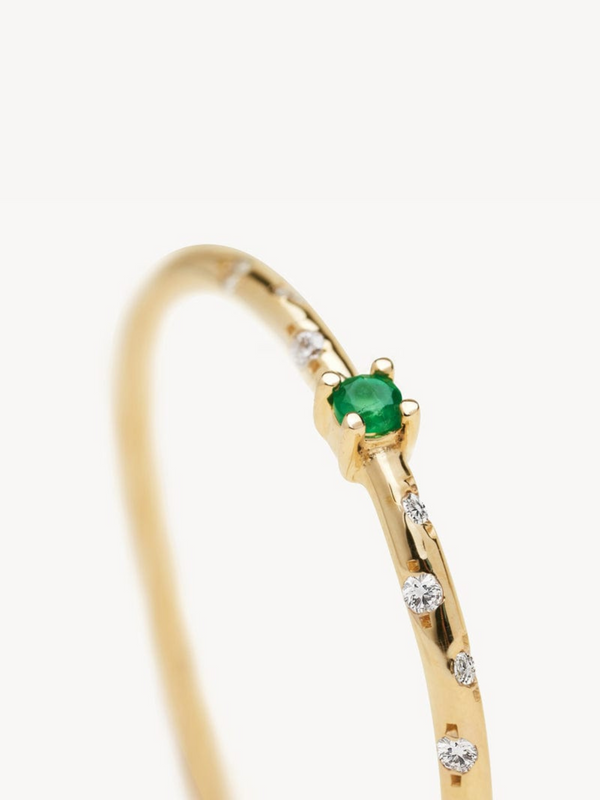 Diamond Lock Bar Bracelet 14k Gold | Audry Rose