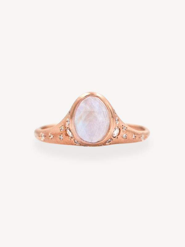Illuminating Moonstone Ring