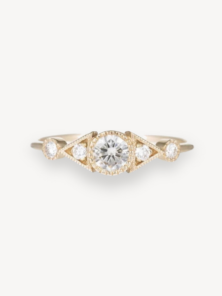 Jennie Kwon Diamond Duo Ring in 14K Yellow Gold | Audry Rose Jennie Kwon Diamond Duo Ring in 14K Yellow Gold | Audry Rose