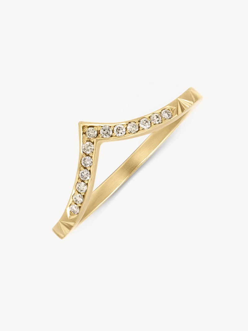 Peak Aurelia Champagne Diamond Band