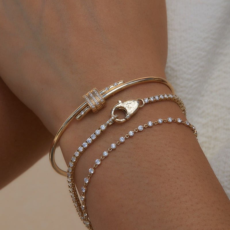 Diamond Latch Bracelet