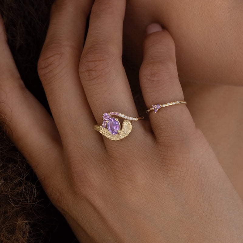 Red Violet Ring