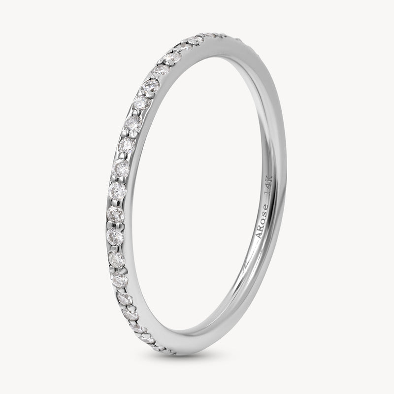 Diamond Stackable Eternity Bands