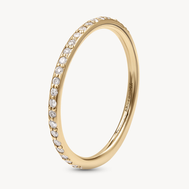 Diamond Stackable Eternity Bands