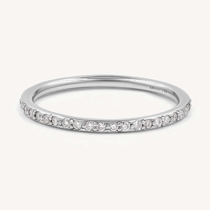 Diamond Stackable Eternity Bands