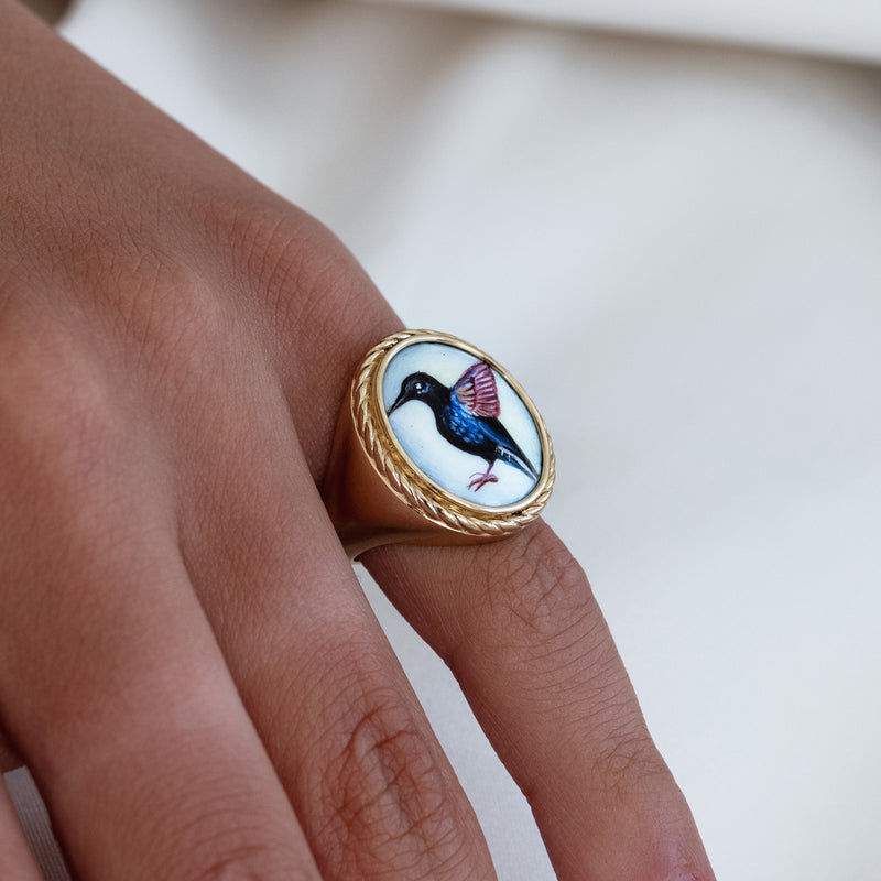 Hummingbird Balance Ring