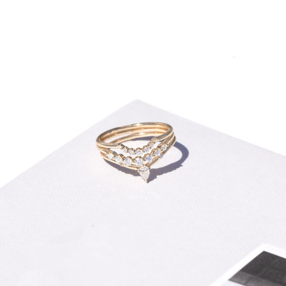 Celestial Arch Diamond Ring