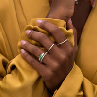 Emerald Trinity Ring