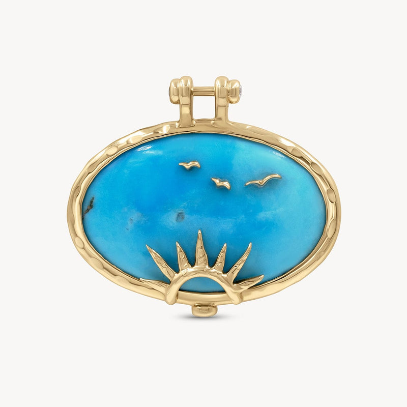 Oval Sea Goddess Pendant