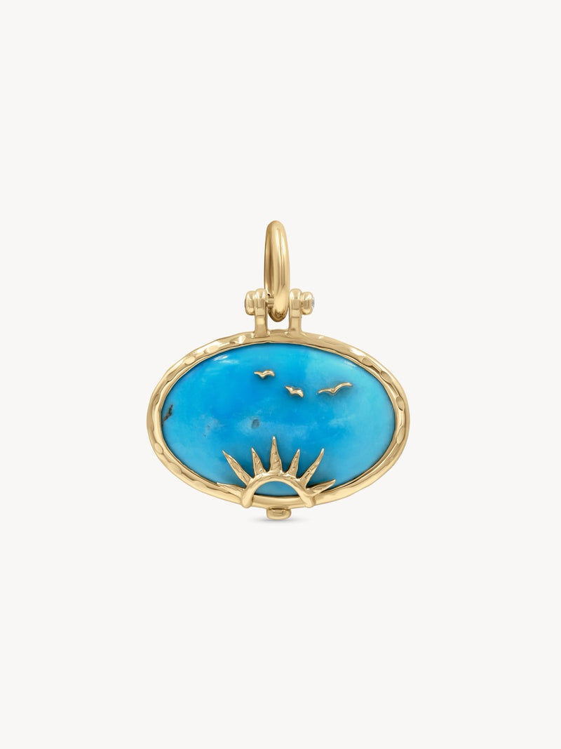 Oval Sea Goddess Pendant