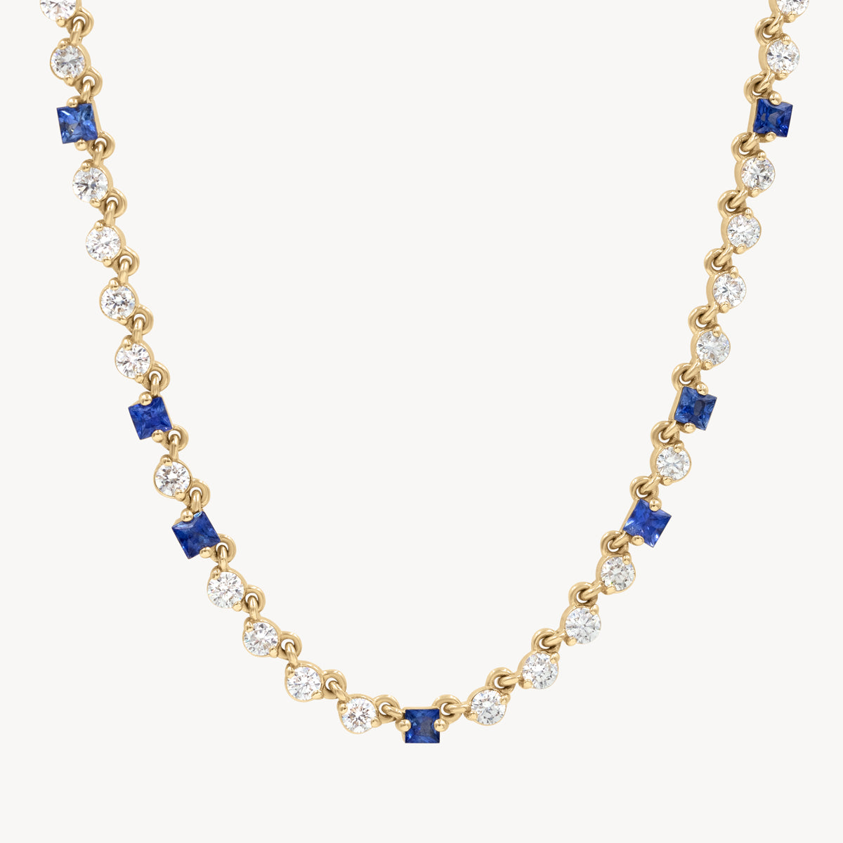 Wrapped in Sapphires and Diamonds Necklace
