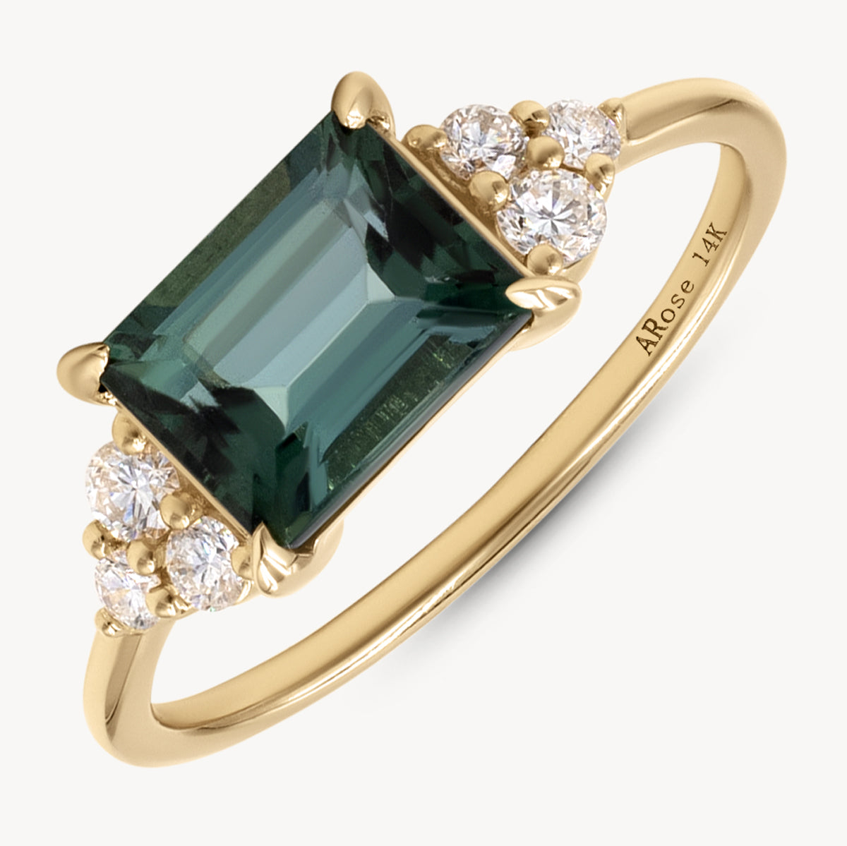 Evergreen - authentic Green Tourmaline ring