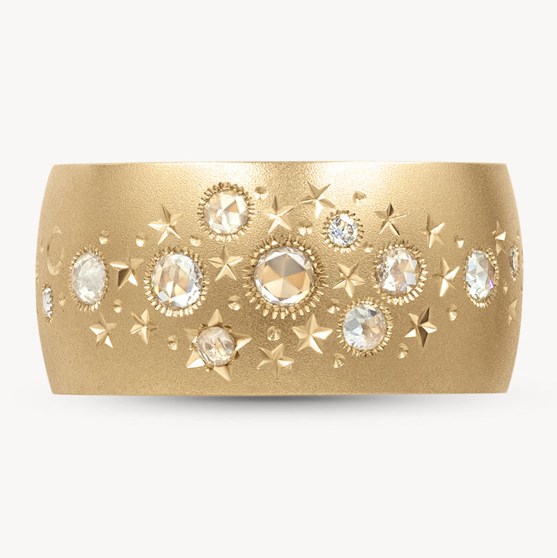 Rose Cut Celestial Band