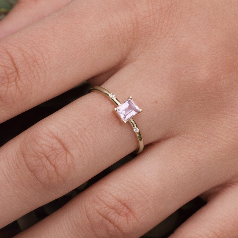 Morganite Ballet Ring