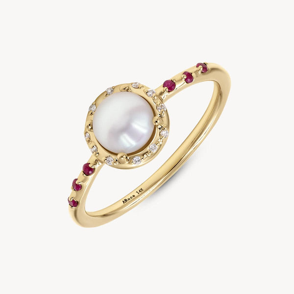 Starry Pearlescent Ring