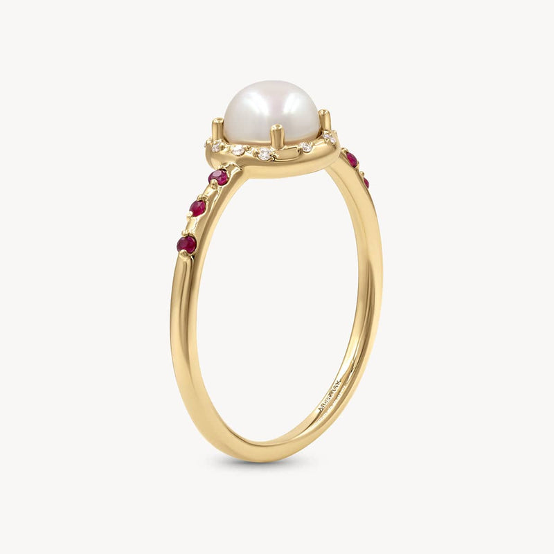 Starry Pearlescent Ring