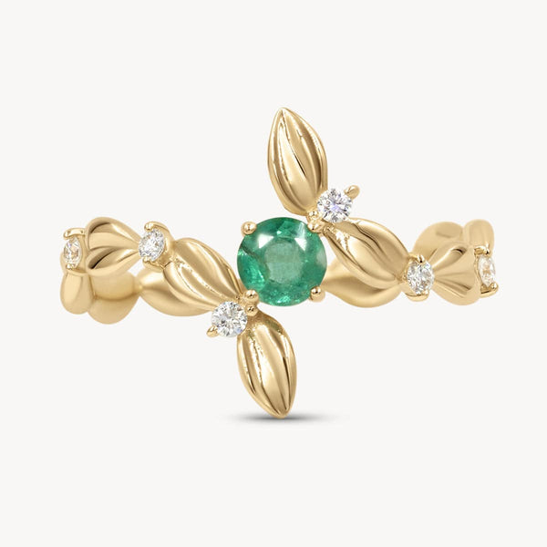 Emerald Verdura Ring