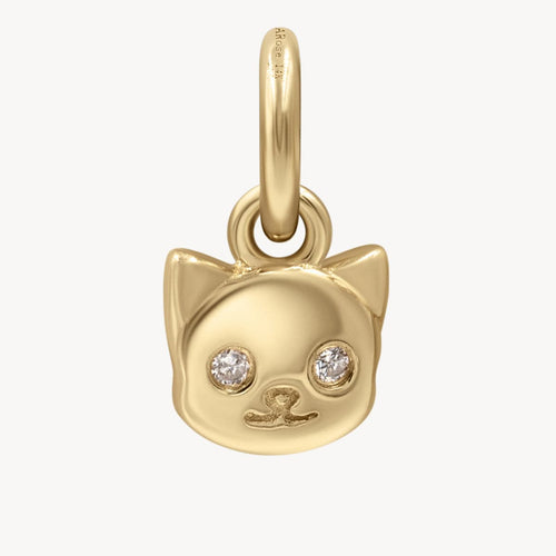 Cat Mini Golden Charm