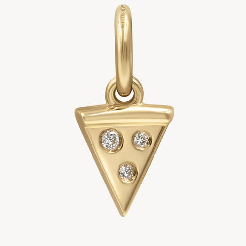 Pizza Mini Golden Charm