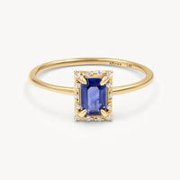 Starry Frame Sapphire Ring