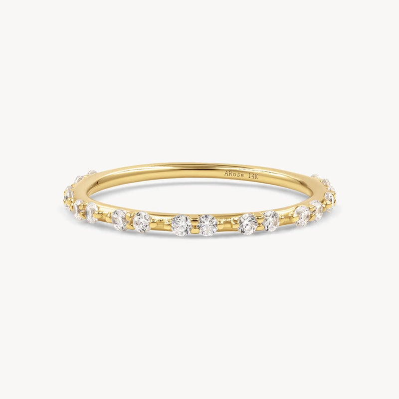 Diamond Duos Half Eternity Band