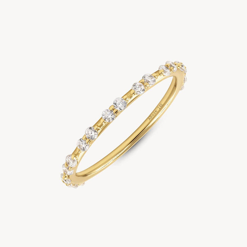 Diamond Duos Half Eternity Band