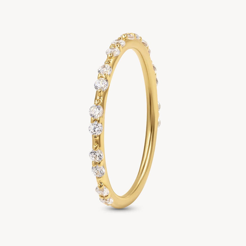 Diamond Duos Half Eternity Band