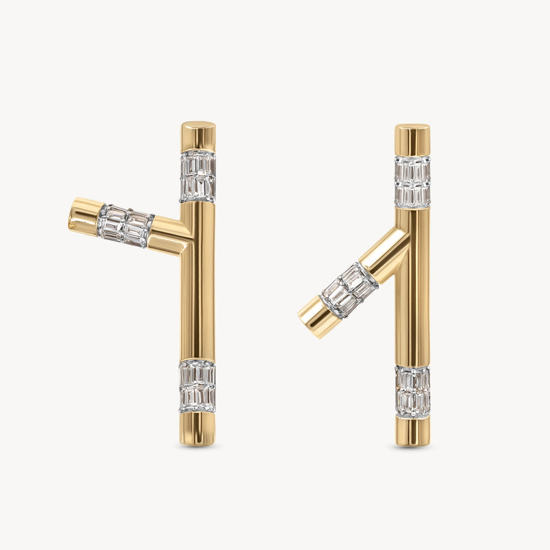 Y Stem Earrings