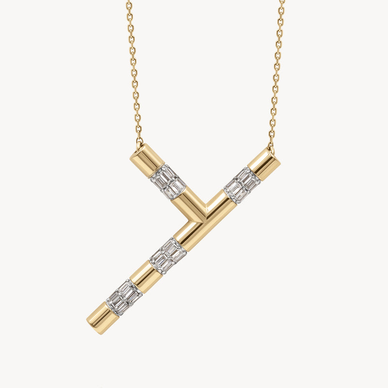 Y Stem Necklace