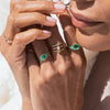Sinking Emeralds Ring