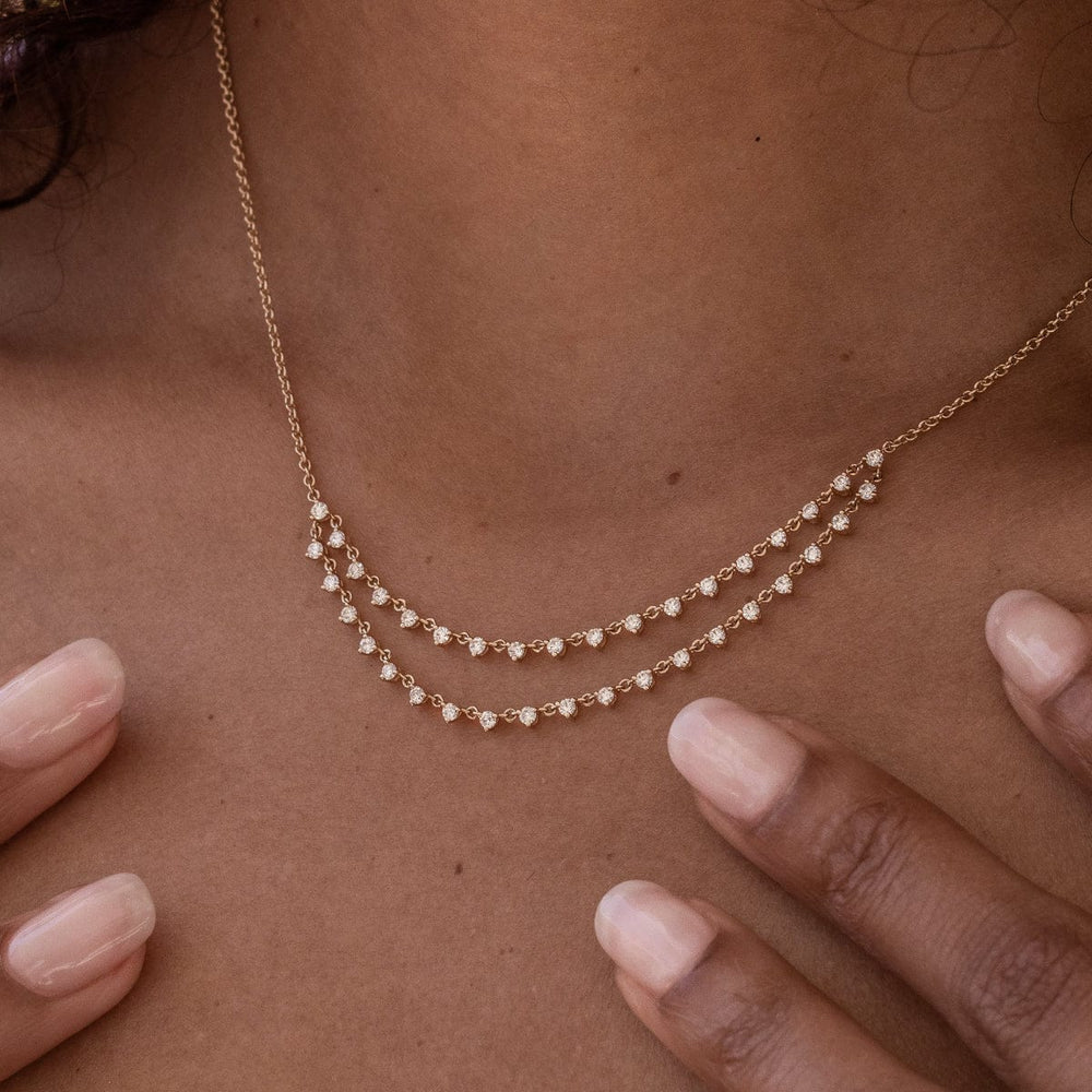 Diamond Lace Necklace