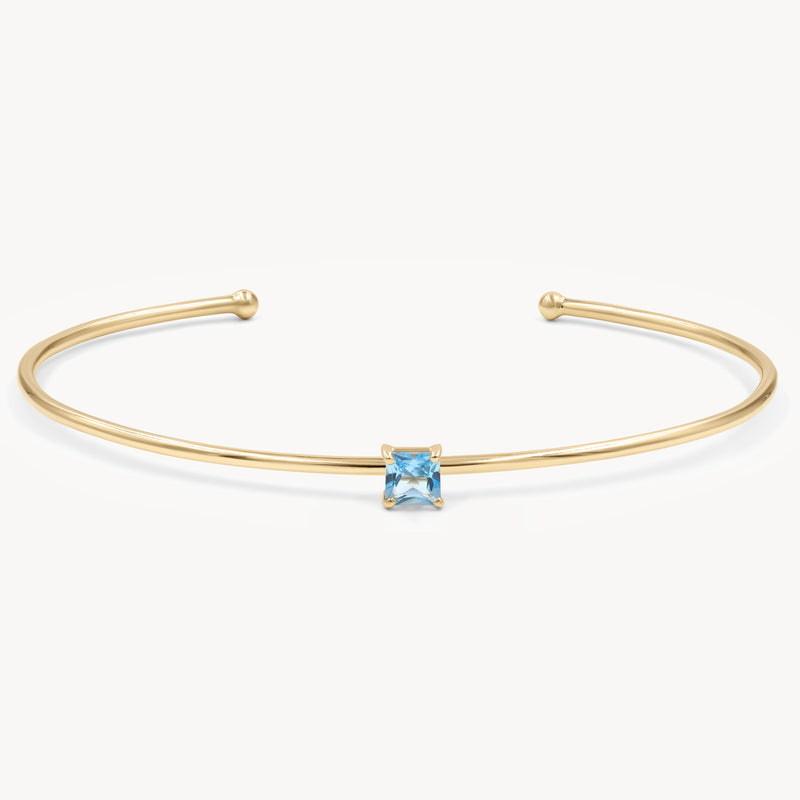 Birthstone Cuff Bracelet