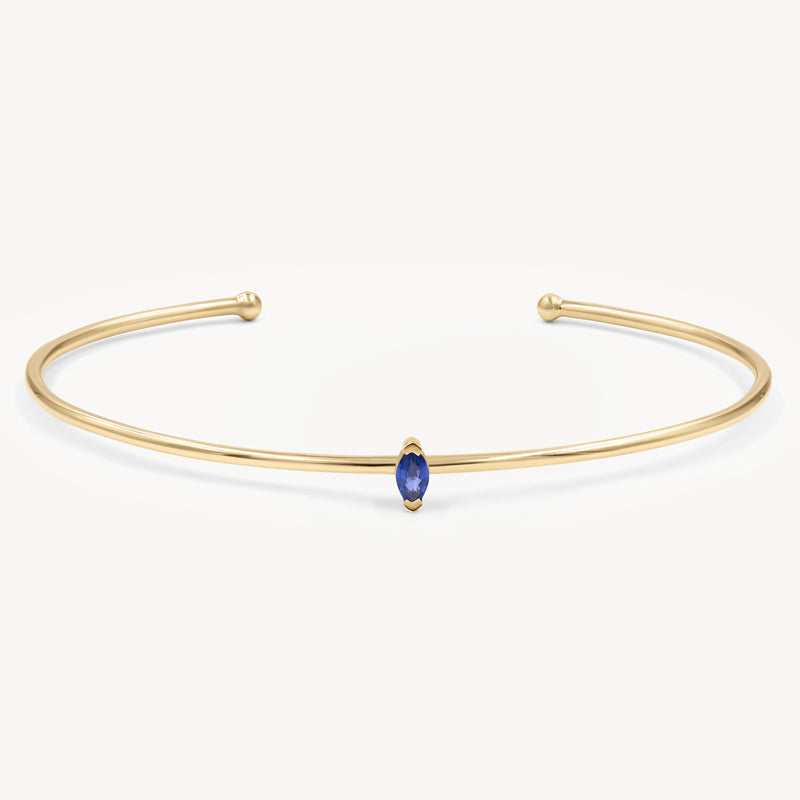 Birthstone Cuff Bracelet