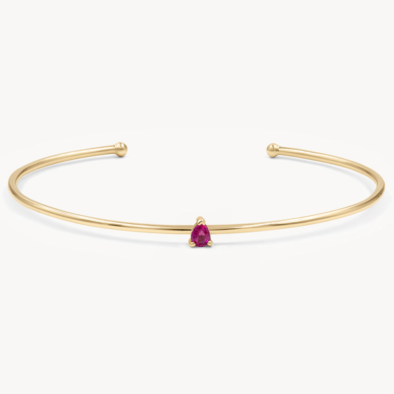 Birthstone Cuff Bracelet