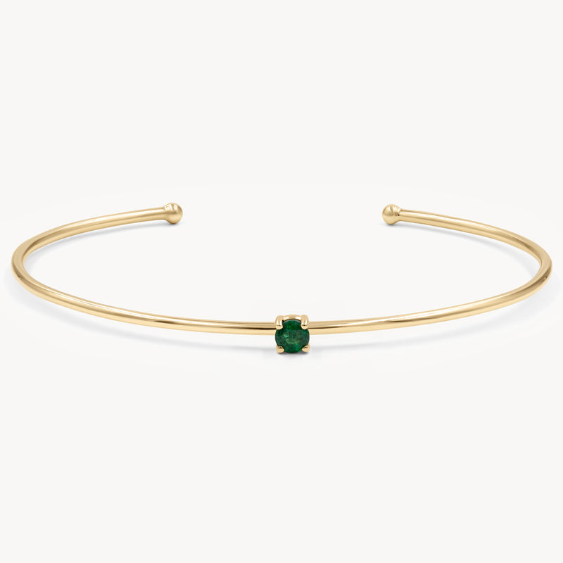 Birthstone Cuff Bracelet