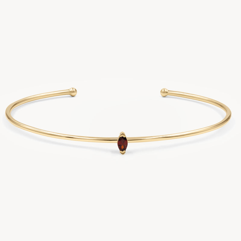 Birthstone Cuff Bracelet