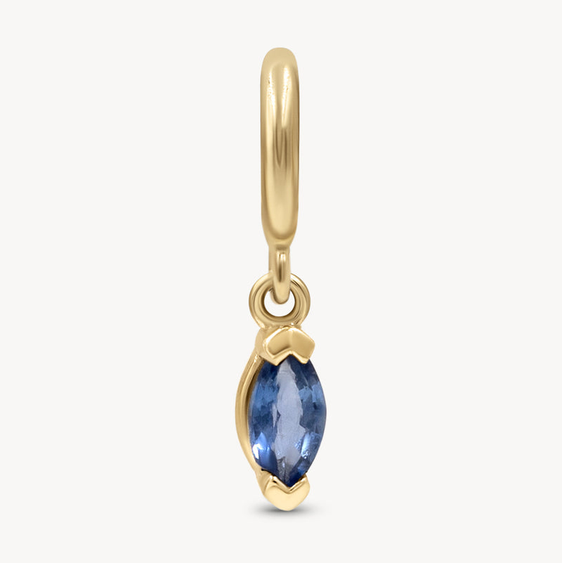 September Birthstone Charm - Sapphire