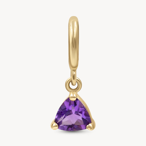 February Birthstone Charm - Amethyst